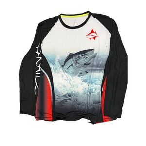Loco Skailz Tuna Performance Fishing Shirt Long Sleeve Men's XL